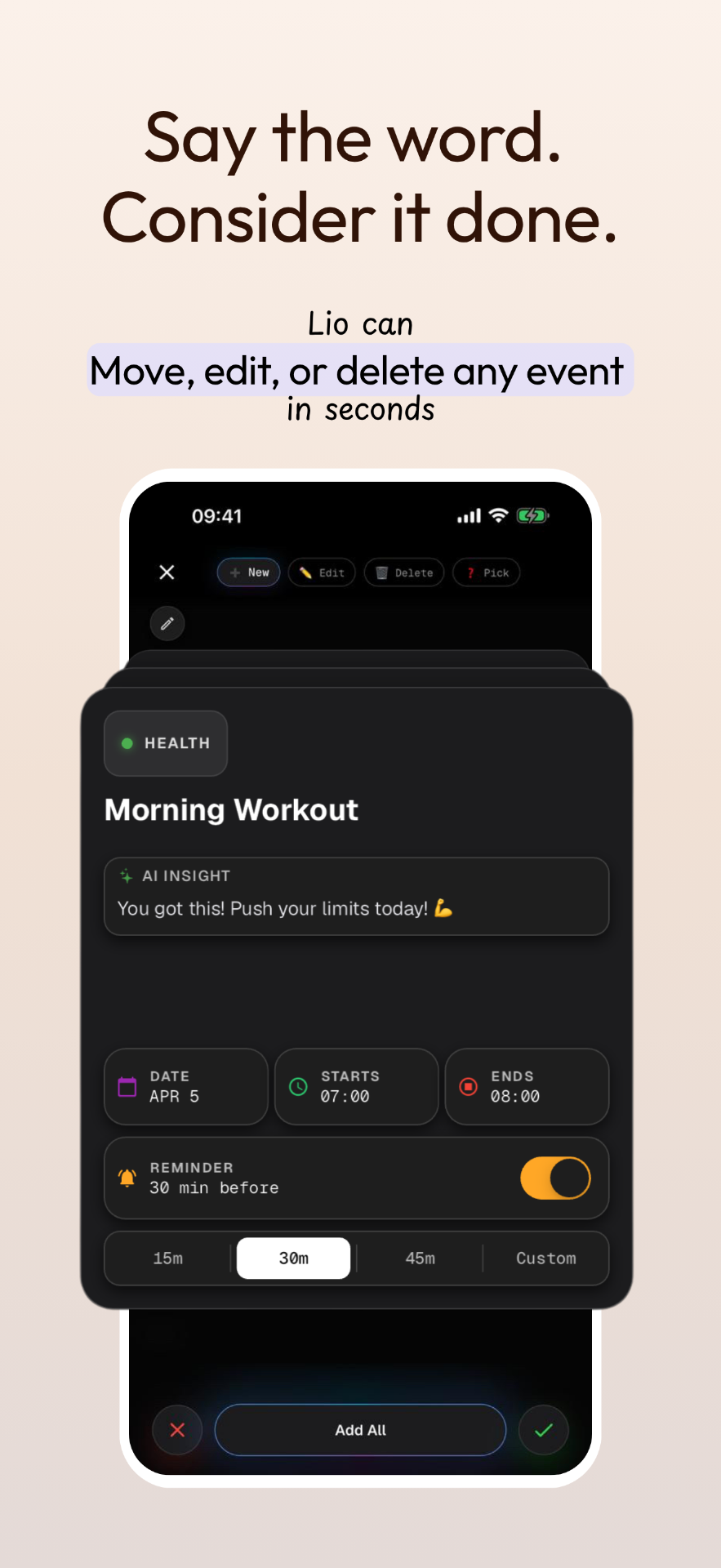 An AI agent that listens, edits, and adapts